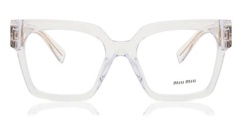 miu miu clear glasses